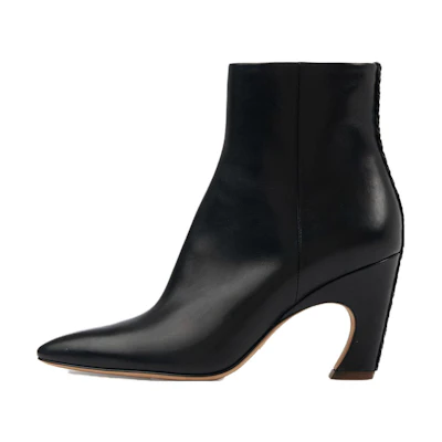 (W) Chloe Ankle Boot 'Elegant Simplicity Black Goat Leather'