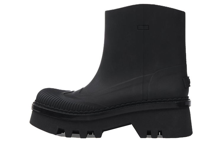 (Women) Chloe Ankle Boot 'Fashion Round Toe Black Slip-On' CHC23A904FP001