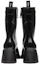Shop (W) Chloe Betty Bottines Hautes à Bout Carré en Cuir ''Noir'' CHC19W239G8-001