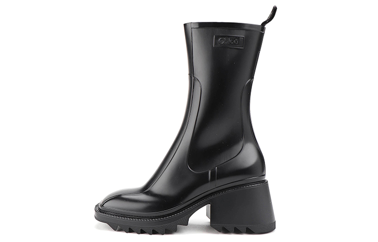 Buy (W) クロエ ベティ PVC レインブーツ (ブラック) CHC19W239G8BETTY-001