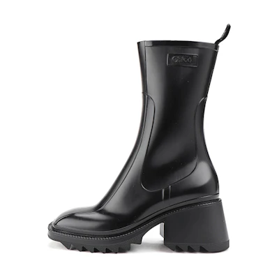 (W) Chloe Betty PVC Rain Boot 'Black'