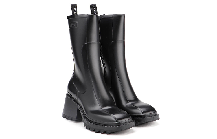 Lookbook (W) クロエ ベティ PVC レインブーツ (ブラック) CHC19W239G8BETTY-001