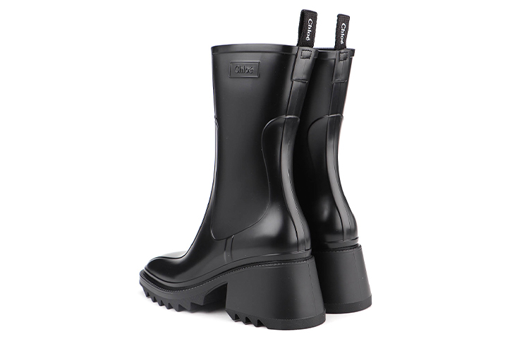 Shop (W) クロエ ベティ PVC レインブーツ (ブラック) CHC19W239G8BETTY-001