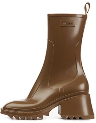 (Women) Chloe Betty PVC Rain Boot 'Brown Chelsea' CHC19W239G83D7 Buy (Women) Chloe Betty PVC Rain Boot 'Brown Chelsea' CHC19W239G83D7