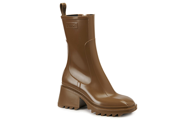 Lookbook (W) Chloe Betty PVC Regenstiefel ''Braun Chelsea'' CHC19W239G83D7