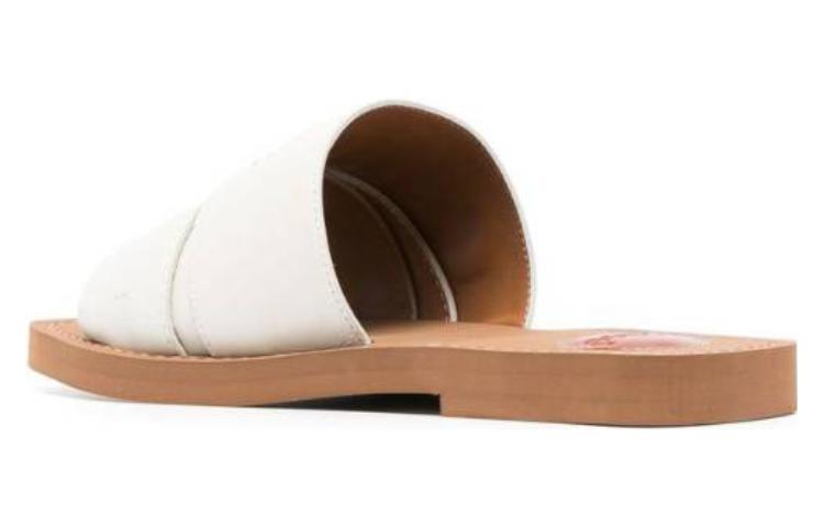 Shop (Women) Chloe Calfskin White 'Fashion Slide' C22W188BF101