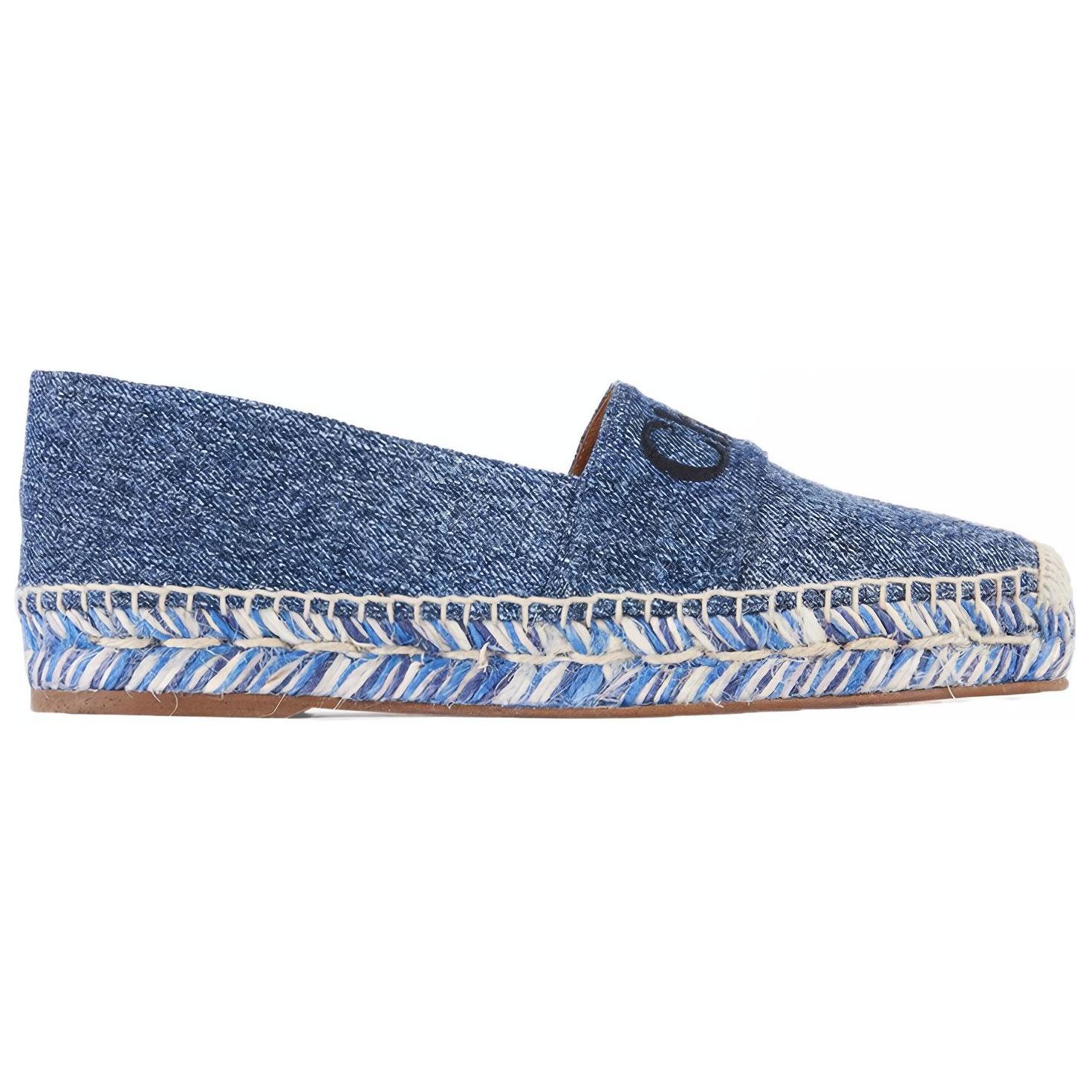 Order (W) Kasut Santai Chloe Canvas Hujung Bulat 'Denim Biru'. CHC23U835CU45D