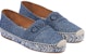 (W) Kasut Santai Chloe Canvas Hujung Bulat 'Denim Biru'. CHC23U835CU45D