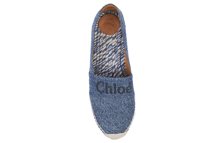 Shop (W) Kasut Santai Chloe Canvas Hujung Bulat 'Denim Biru'. CHC23U835CU45D