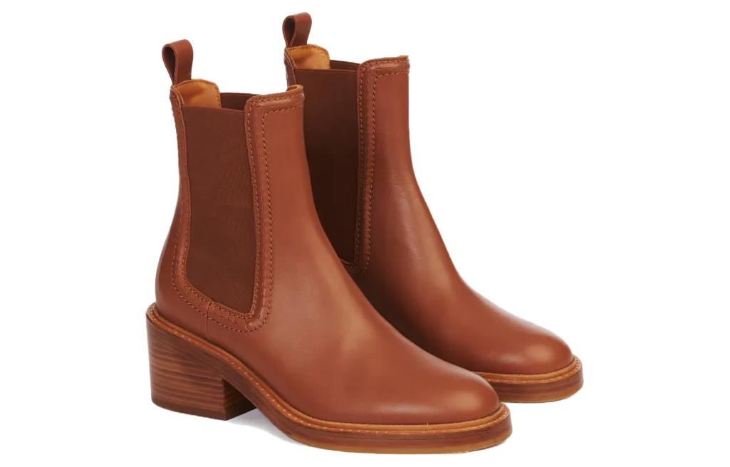 (W) Chloe Chelsea Boot 'Brown Calfskin' 圖 4