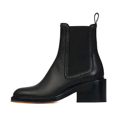 (W) Chloé Mallo Heeled Ankle Boots 'Black'
