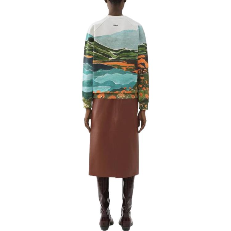 Purchase (W) Chloé 圖案印花套頭衫 FW22 多色款式衛衣 CHC22WJH12190674