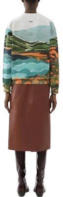 (W) Chloé 圖案印花套頭衫 FW22 多色款式衛衣 CHC22WJH12190674 Purchase (W) Chloé 圖案印花套頭衫 FW22 多色款式衛衣 CHC22WJH12190674