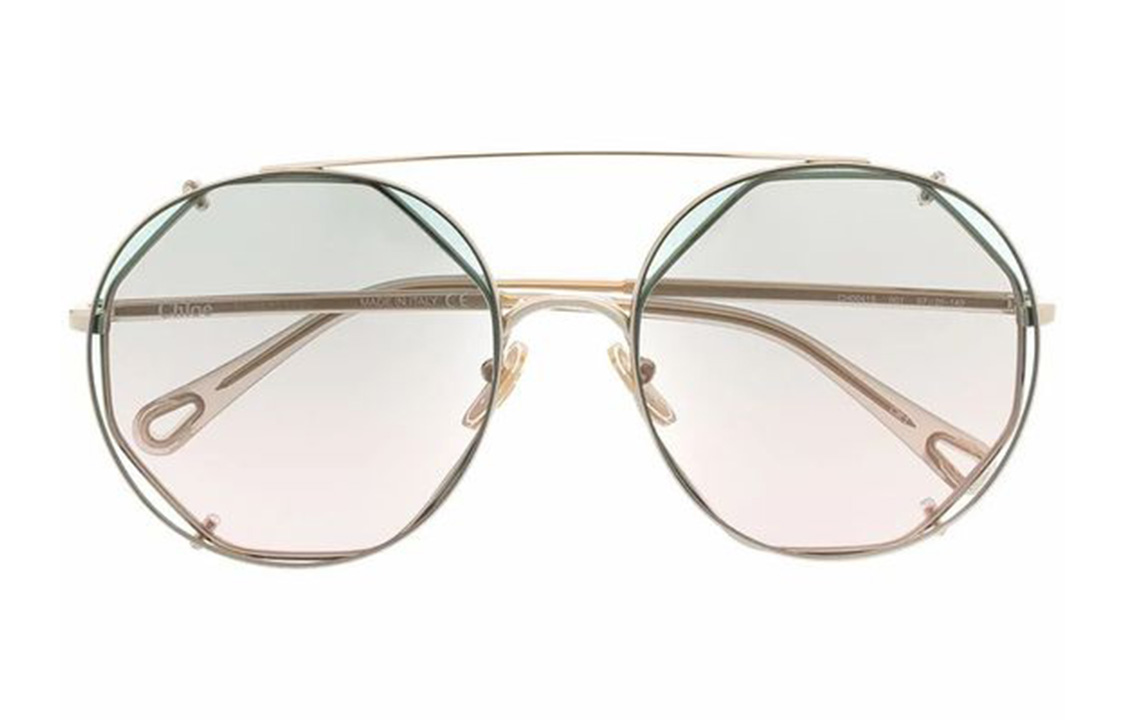 Lookbook (W) 끌로에 골드 메탈 프레임 선글라스 CH0041S001