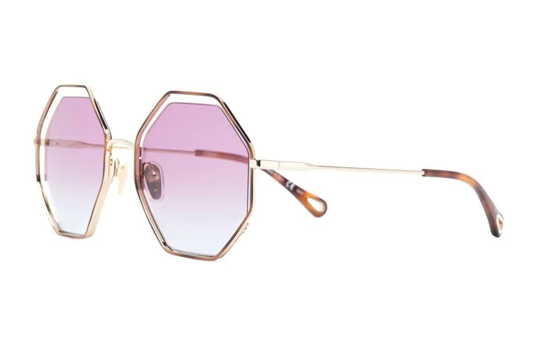 (Women) Chloe Chloé Gradient Lens Fashion Sunglasses - Brown CH0046S006