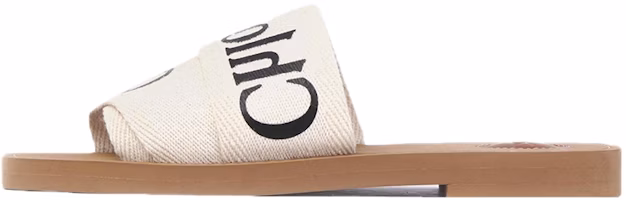 (Women) Chloé Slide 'Wood Fashion White' CHC22U188Z3101 (Women) Chloé Slide 'Wood Fashion White' CHC22U188Z3101