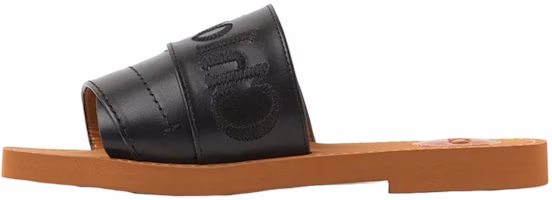 (Women) Chloé Woody Mule Slide 'Black' CHC22W188BF001 (Women) Chloé Woody Mule Slide 'Black' CHC22W188BF001
