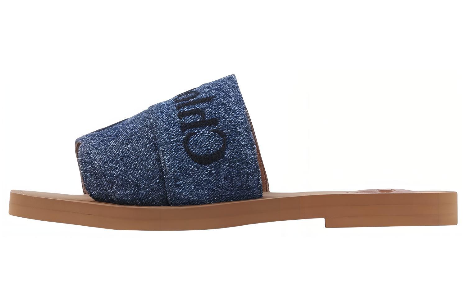 Buy (W) Chloe Denim Azul 'Sandalia de Moda con Logo' CHC23U188CU45D