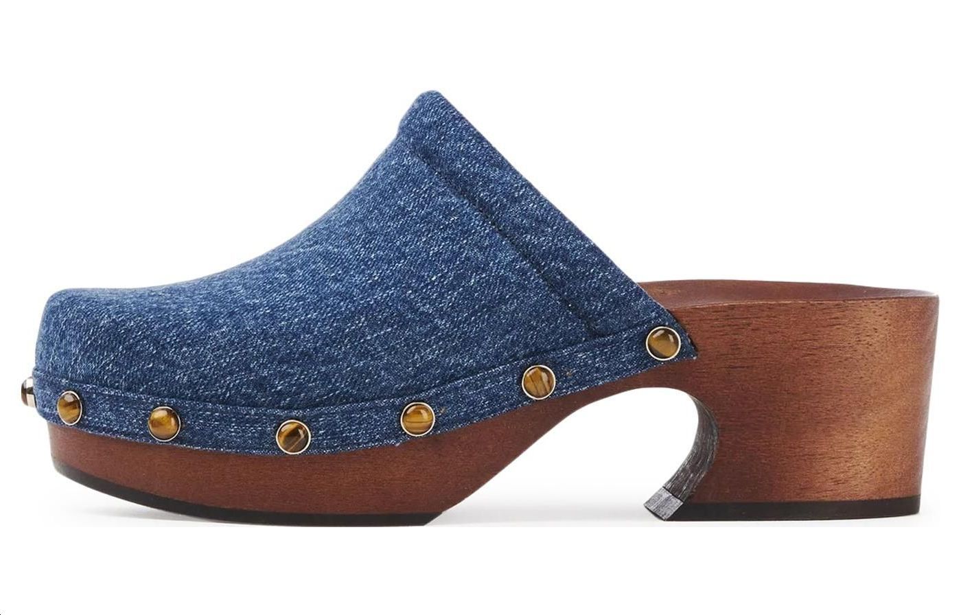 (Women) Chloe Denim Mule 'Simple Comfort Blue' CHC23S772CU45D