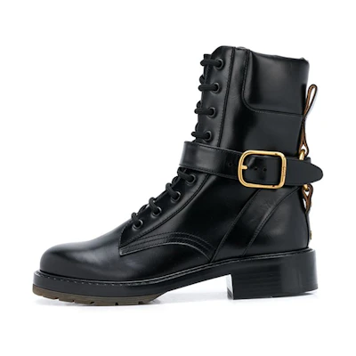 (W) Chloe Diane Ankle Boot 'Black Leather'