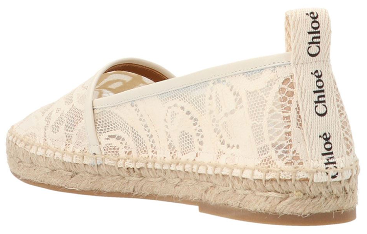 Lookbook (W) Chloe Espadrille Flat 'Beige' Beige CHC21U452D26J1