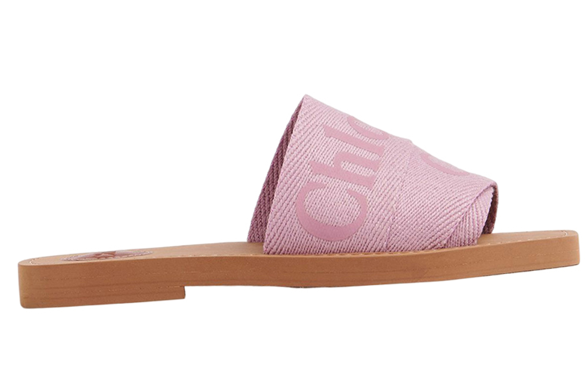 Order (W) Chloe Stoff Logo Sandale ''Lila Fashion'' CHC22U188Z351H