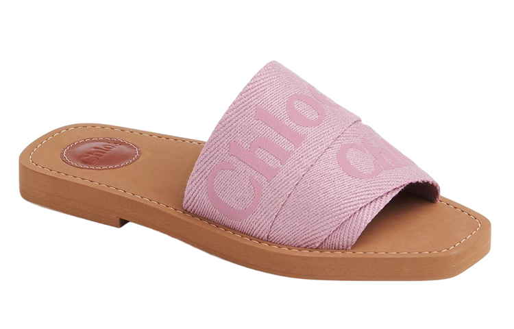 Lookbook (W) Chloe Stoff Logo Sandale ''Lila Fashion'' CHC22U188Z351H