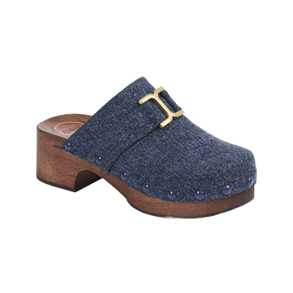 Order (W) Chloe Kain Sepatu Slip-On 'Fashion Blue Mule' CHC23A888CU45D
