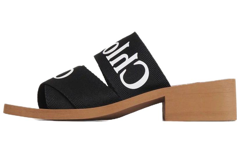 (Women) Chloe Fashion Comfortable Open-Toe Slide 'Black' CHC22U550Z3001