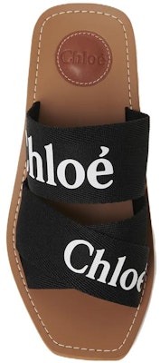 (W) クロエ快適オープントゥスライド(黒) CHC22U550Z3001 Shop (W) クロエ快適オープントゥスライド(黒) CHC22U550Z3001