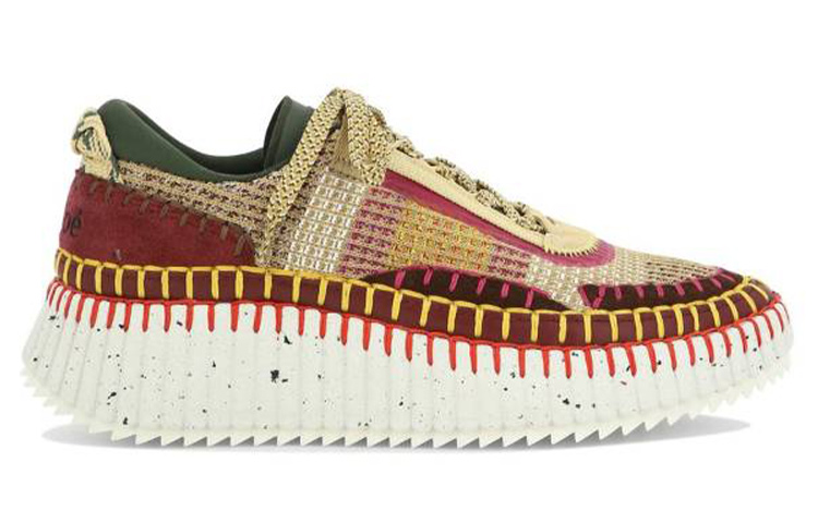 (W) Chloe Fashion Lace-Up Low-Top 'Beige Brown' 圖 2