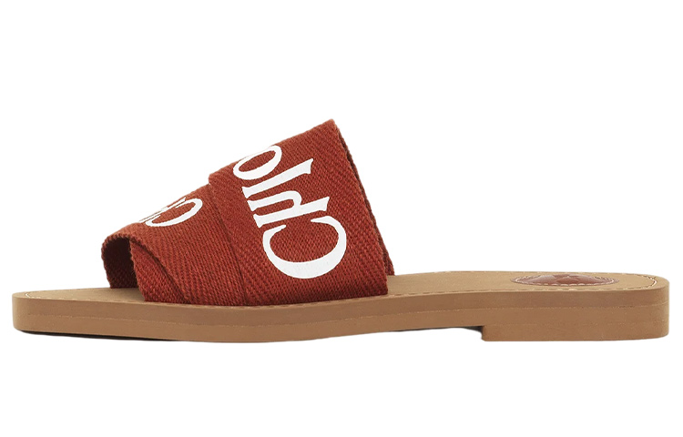(Women) Chloe Flat Sandal 'Terracotta Red' CHC22U188Z3841