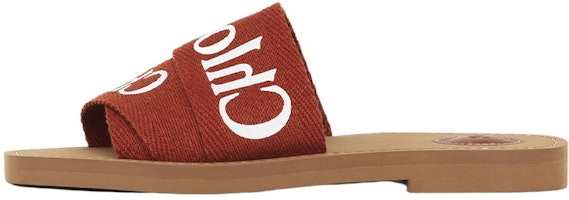 (Women) Chloe Flat Sandal 'Terracotta Red' CHC22U188Z3841 (Women) Chloe Flat Sandal 'Terracotta Red' CHC22U188Z3841