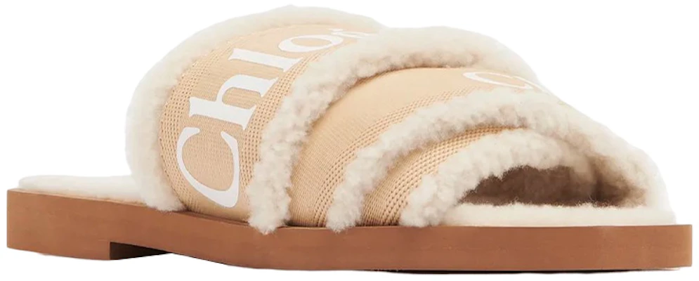 (Women) Chloe Flat Slide 'Beige Shearling' CHC21W543U5275 Lookbook (Women) Chloe Flat Slide 'Beige Shearling' CHC21W543U5275