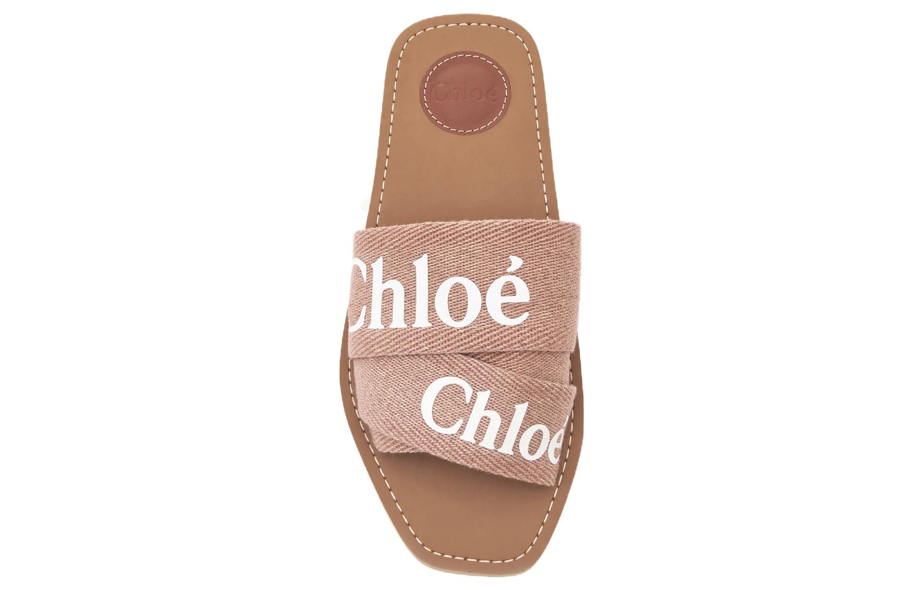 Shop (W) Chloe Sandal Slide Datar 'Pink Tea' CHC22U188Z326C