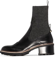(Women) Chloe Franne 35 'Knit Sock Ankle Boot Black' CHC20W375N4001 (Women) Chloe Franne 35 'Knit Sock Ankle Boot Black' CHC20W375N4001