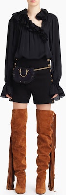 (W) Chloe FW21 Seluar Pendek Knit Tinggi Gaya Tentera Wanita Hitam CHC18SJS70082001 Shop (W) Chloe FW21 Seluar Pendek Knit Tinggi Gaya Tentera Wanita Hitam CHC18SJS70082001