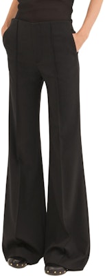 (W) Chloe FW24 Seluar Flare Pinggang Rendah dengan Poket Hitam Kasual Trendy CH24APA44062-001 Purchase (W) Chloe FW24 Seluar Flare Pinggang Rendah dengan Poket Hitam Kasual Trendy CH24APA44062-001