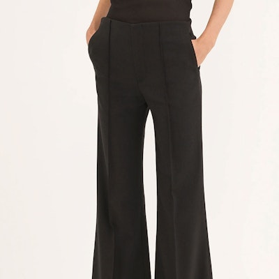 (W) Chloe FW24 Seluar Flare Pinggang Rendah dengan Poket Hitam Kasual Trendy CH24APA44062-001 Details for (W) Chloe FW24 Seluar Flare Pinggang Rendah dengan Poket Hitam Kasual Trendy CH24APA44062-001