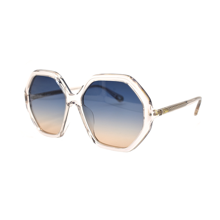 (Women) Chloe Geometric Frame Irregular Shape  Sunglasses - Jie Xin Series. CH0008SA-002