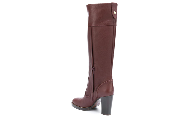 (W) Chloe High-Top Boots 'Simple Casual Warm Brown Leather' 圖 3