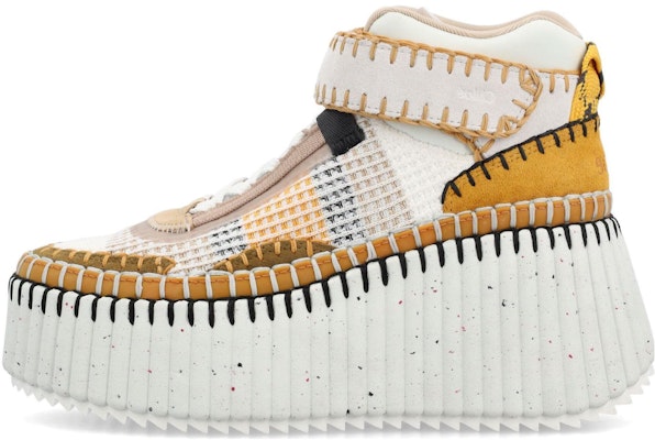 (Women) Chloe High-Top Wedge Sneakers 'Brown Polyester Lace-Up' CHC23U868SY026E Buy (Women) Chloe High-Top Wedge Sneakers 'Brown Polyester Lace-Up' CHC23U868SY026E