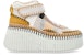 (Women) Chloe High-Top Wedge Sneakers 'Brown Polyester Lace-Up' CHC23U868SY026E