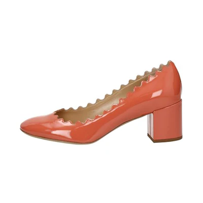 (W) Chloe High Heel 'Fashion Patent Orange'