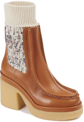 (Women) Chloe Jamie Calfskin High-Heel Chelsea Boots 'Brown' CHC22A525AA210 Lookbook (Women) Chloe Jamie Calfskin High-Heel Chelsea Boots 'Brown' CHC22A525AA210