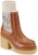 (W) Chloe Jamie But Calfskin Tumit Tinggi Chelsea 'Coklat' CHC22A525AA210