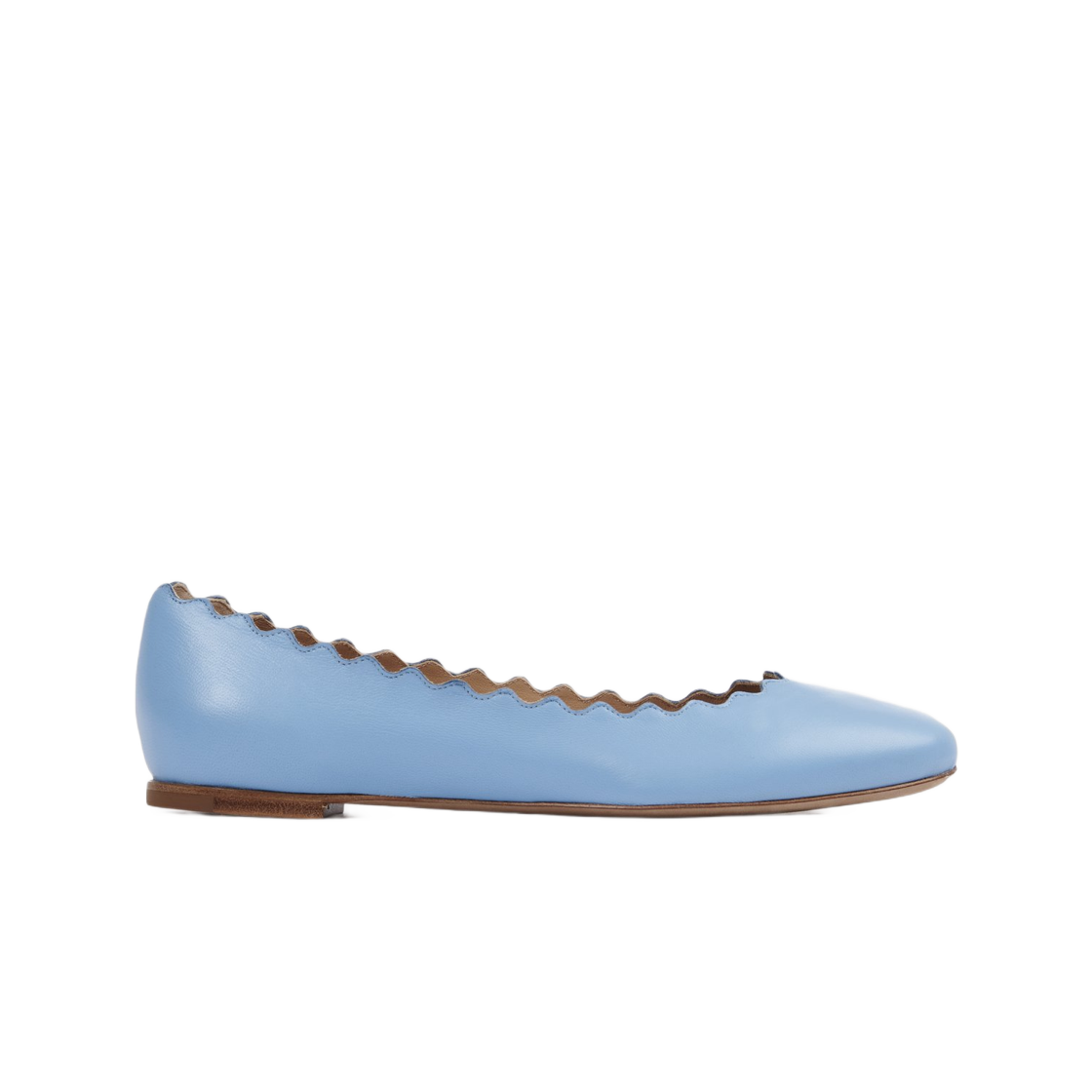 (Women) Chloe Lauren 'Blue Leather Slip-On' CHC16A1607547G