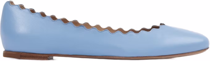 (Women) Chloe Lauren 'Blue Leather Slip-On' CHC16A1607547G (Women) Chloe Lauren 'Blue Leather Slip-On' CHC16A1607547G