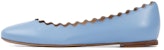 (W) Chloe Lauren 'Kasut Slip-On Kulit Biru' CHC16A1607547G