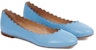 (W) Chloe Lauren 'Kasut Slip-On Kulit Biru' CHC16A1607547G